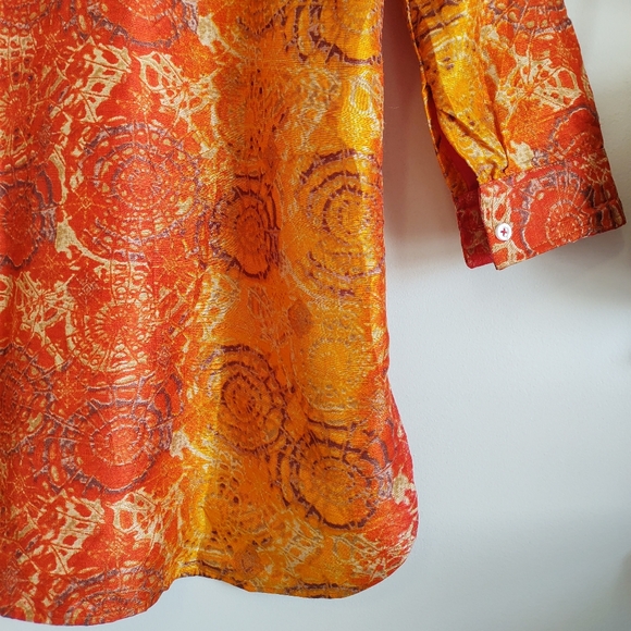 Vintage Handmade Tie Dye Mini Dress - Picture 16 of 16